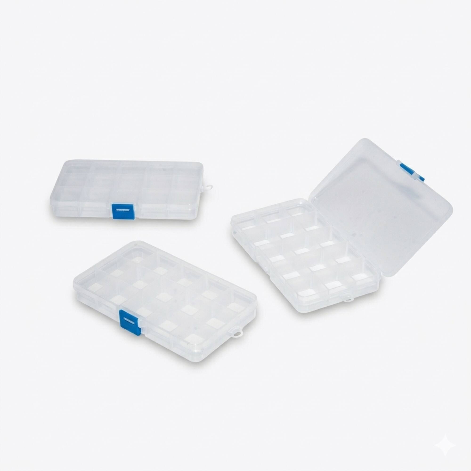 Small Clear Bead Storage Cases, 3ct. by Bead Landing™